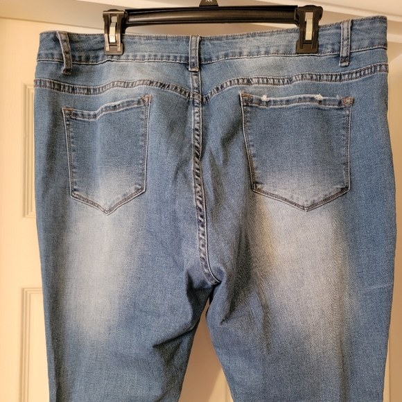 Ripped Flare Bell Bottom Jeans - Picture 8 of 10